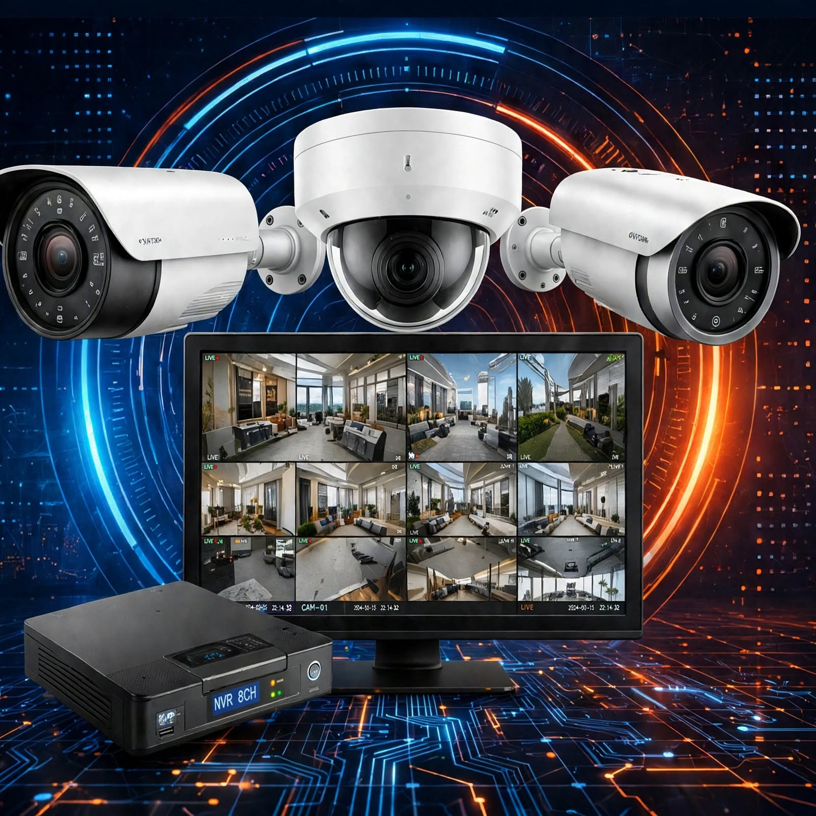 CCTV Cameras and Security Setup