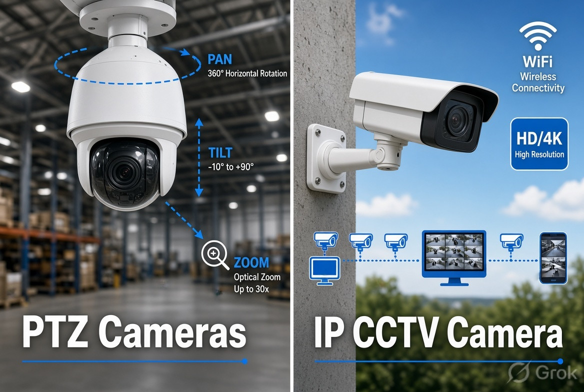 PTZ & IP CCTV Cameras